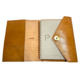 Ulf Leather Notebook Cognac i gruppen Papper & Block / Skriva och anteckna / Anteckningsböcker hos Pen Store (126791)