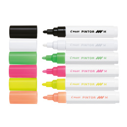 Pintor Medium 6-pack Neon i gruppen Pennor / Konstnärspennor / Illustrationsmarkers hos Pen Store (126809)
