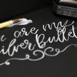 Silver Mica Ink 60 ml i gruppen Konstnärsmaterial / Konstnärsfärger / Tusch och bläck hos Pen Store (126927)
