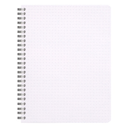 Notebook Spiral Vit A5 Dotted i gruppen Papper & Block / Skriva och anteckna / Skrivblock och häften hos Pen Store (127145)