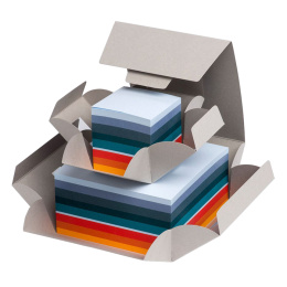 Blockkub Stripes S Sunset i gruppen Papper & Block / Skriva och anteckna / Skrivblock och häften hos Pen Store (127230)