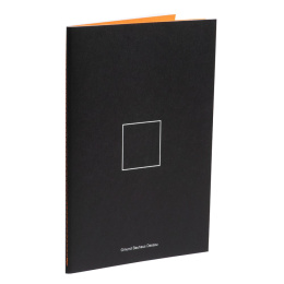 Bauhaus Dessau Skrivhäfte Square/Orange i gruppen Papper & Block / Skriva och anteckna / Skrivblock och häften hos Pen Store (127242)