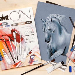 Paint'ON Konstnärsblock Assorted A5 i gruppen Papper & Block / Konstnärsblock / Akrylblock hos Pen Store (127412)