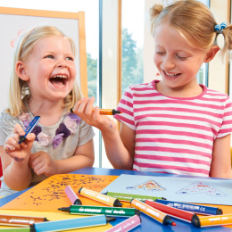 Trio Scribbi Tuschpennor 8-pack i gruppen Kids / Barnpennor / Tuschpennor för barn  hos Pen Store (127797)