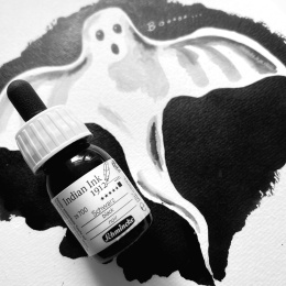 Indian Ink Black 28 ml i gruppen Konstnärsmaterial / Konstnärsfärger / Tusch och bläck hos Pen Store (128023)