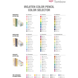 Pencil Irojiten set Woodlands i gruppen Pennor / Konstnärspennor / Färgpennor hos Pen Store (128102)