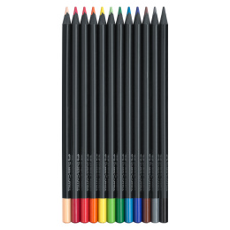 Färgpennor Black Edition 12-set i gruppen Pennor / Konstnärspennor / Färgpennor hos Pen Store (128253)