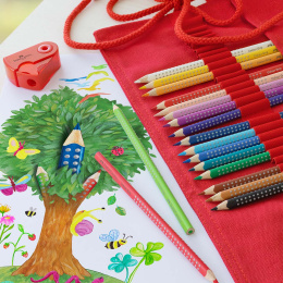 Färgpennor Grip Textilrulle i gruppen Kids / Barnpennor / Färgpennor för barn hos Pen Store (128313)