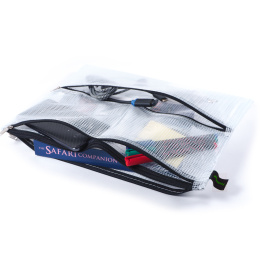 Fodral Mesh Dubbelzipper A4 i gruppen Pennor / Penntillbehör / Pennskrin och fodral hos Pen Store (128374)