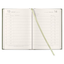10-årsdagsbok A5 Khaki Green i gruppen Papper & Block / Kalendrar och almanackor / Specialkalendrar hos Pen Store (128475)