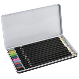 Färgpennor Metallic 12-set plåtask i gruppen Pennor / Konstnärspennor / Färgpennor hos Pen Store (128530)