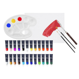 Akrylfärg 24-set (12 ml) i gruppen Konstnärsmaterial / Färger / Akrylfärg hos Pen Store (128550)
