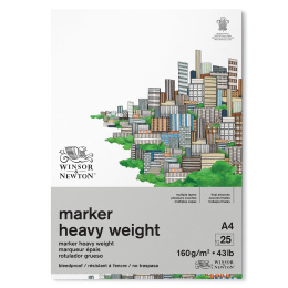 Markerblock Heavyweight A4 160g i gruppen Papper & Block / Konstnärsblock / Markerblock hos Pen Store (128713)