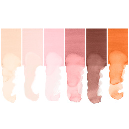 Goldfaber Aqua Dual Marker 6-set Portrait i gruppen Pennor / Konstnärspennor / Illustrationsmarkers hos Pen Store (128730)