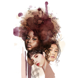 Goldfaber Aqua Dual Marker 6-set Portrait i gruppen Pennor / Konstnärspennor / Illustrationsmarkers hos Pen Store (128730)