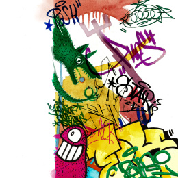 Goldfaber Aqua Dual Marker 6-set Graffiti i gruppen Pennor / Konstnärspennor / Illustrationsmarkers hos Pen Store (128732)