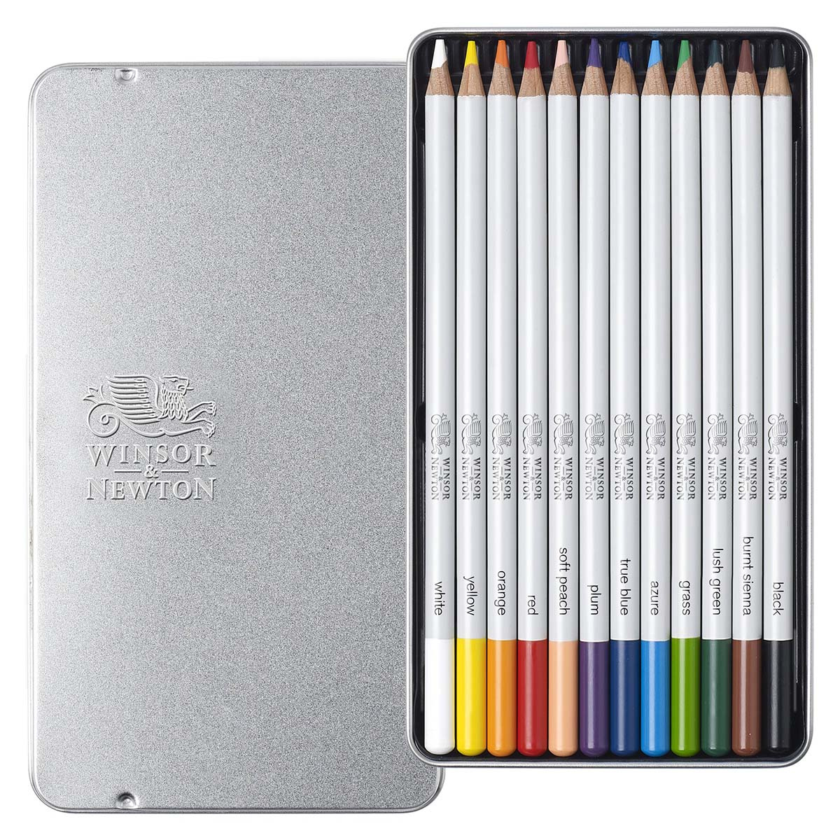 Winsor&Newton - Cassetta in legno Winton con 8 tubi di Colori ad olio
