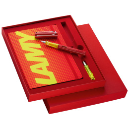 AL-star Glossy Red Special Edition Set i gruppen Pennor / Fine Writing / Reservoarpennor hos Pen Store (128872)