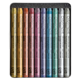 Neocolor I Pastellkritor Metallic 10-set i gruppen Konstnärsmaterial / Kritor och blyerts / Pastellkritor hos Pen Store (128892)