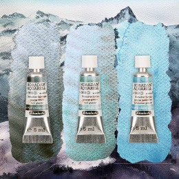 Horadam Super Granulation Set Glacier i gruppen Konstnärsmaterial / Färger / Akvarellfärg hos Pen Store (129299)