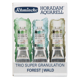 Horadam Super Granulation Set Forest i gruppen Konstnärsmaterial / Färger / Akvarellfärg hos Pen Store (129300)