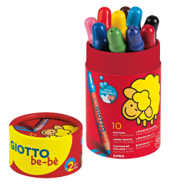 Be-bè Färgpennor 10-set (2 år+) i gruppen Kids / Barnpennor / Färgpennor för barn hos Pen Store (129307)