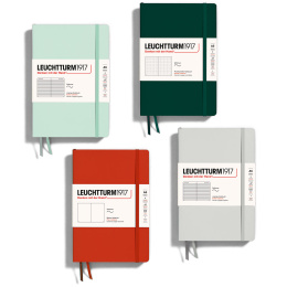 Notebook A5 Softcover Light Grey i gruppen Papper & Block / Skriva och anteckna / Anteckningsböcker hos Pen Store (129445_r)