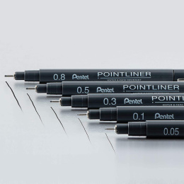 Pointliner 5-set i gruppen Pennor / Skriva / Fineliners hos Pen Store (129511)