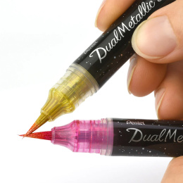 Dual Metallic Brush i gruppen Pennor / Konstnärspennor / Penselpennor hos Pen Store (129525_r)
