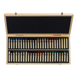 Oljepastell 5ml 50-set Träskrin i gruppen Konstnärsmaterial / Kritor och blyerts / Pastellkritor hos Pen Store (129811)