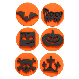 Skumstämplar Halloween 12 motiv i gruppen Skapande & Hobby / Högtider och säsong / Halloween hos Pen Store (130000)