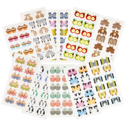 Stickers Märkflikar 20 ark i gruppen Kids / Barnpyssel och kreativitet / Klistermärken hos Pen Store (130010)