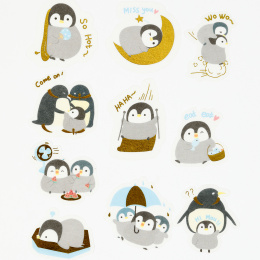 Washi Stickers Pingviner i gruppen Kids / Barnpyssel och kreativitet / Stickers hos Pen Store (130012)