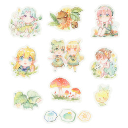 Washi Stickers Anime i gruppen Kids / Barnpyssel och kreativitet / Stickers hos Pen Store (130013)
