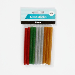 Limstift Glitter till limpistol 7 mm 10-pack i gruppen Skapande & Hobby / Hobbytillbehör / Lim / Limpistoler och smältlim hos Pen Store (130056)