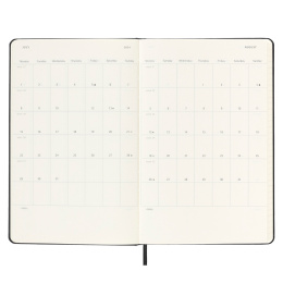 12M Daily Kalender Hardcover Large Black i gruppen Papper & Block / Kalendrar och almanackor / 12-månaderskalendrar hos Pen Store (130154)