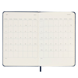 12M Daily Kalender Hardcover Pocket Sapphire Blue i gruppen Papper & Block / Kalendrar och almanackor / 12-månaderskalendrar hos Pen Store (130157)