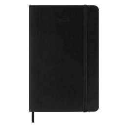 12M Monthly Kalender Softcover Pocket Black i gruppen Papper & Block / Kalendrar och almanackor / 12-månaderskalendrar hos Pen Store (130190)