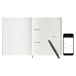 12M M+ Digital Planner Weekly Note XL Black i gruppen Papper & Block / Kalendrar och almanackor / 12-månaderskalendrar hos Pen Store (130206)