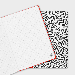 Keith Haring Limited Edition Sketchbook A5 i gruppen Papper & Block / Konstnärsblock / Skissböcker hos Pen Store (130247)