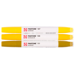 Marker 3-set Yellow i gruppen Pennor / Konstnärspennor / Illustrationsmarkers hos Pen Store (130478)