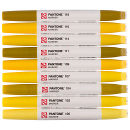 Marker 9-set Yellow i gruppen Pennor / Konstnärspennor / Illustrationsmarkers hos Pen Store (130483)