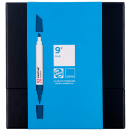Marker 9-set Blue i gruppen Pennor / Konstnärspennor / Illustrationsmarkers hos Pen Store (130485)