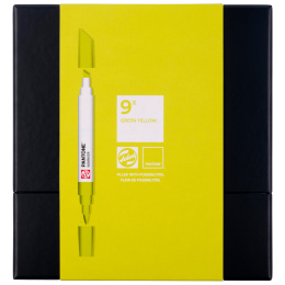 Marker 9-set Green Yellow i gruppen Pennor / Konstnärspennor / Illustrationsmarkers hos Pen Store (130488)