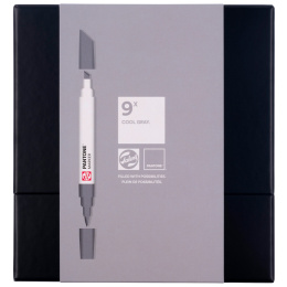Marker 9-set Cool Gray i gruppen Pennor / Konstnärspennor / Illustrationsmarkers hos Pen Store (130490)