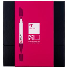 Marker 9-set Cool Red i gruppen Pennor / Konstnärspennor / Illustrationsmarkers hos Pen Store (130493)
