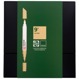Marker 9-set Nature i gruppen Pennor / Konstnärspennor / Illustrationsmarkers hos Pen Store (130496)