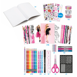 Barbie Scrapbooking-set 55 delar i gruppen Kids / Barnpyssel och kreativitet / Presenter till barn hos Pen Store (130556)