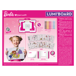 Barbie Ljusbord ritset 65 delar i gruppen Kids / Barnpyssel och kreativitet / Presenter till barn hos Pen Store (130558)
