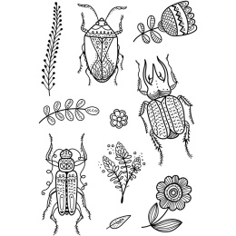 Motivstämplar Clear Stamps Insekter i gruppen Skapande & Hobby / Hobbytillbehör / Stämplar hos Pen Store (130560)